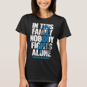 In november Draag we Blue T1d T2d Diabetic Diabete T-shirt