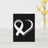 In november Draag we de bewustwording over witte l Kaart (Gele Bloem)