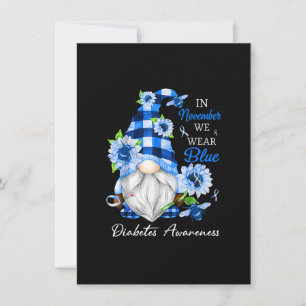 In november Draag we het bewustzijn van de blauwe Kaart