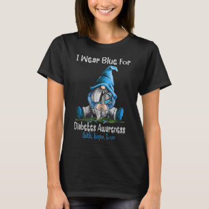 In november Draag we het bewustzijn van de blauwe T-shirt