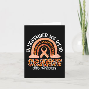 In november Draag we Oranje Rainbow CRPS Kaart