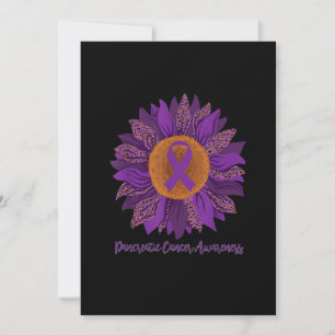 In november Draag we Paarse zonnebloemen pancreas Kaart