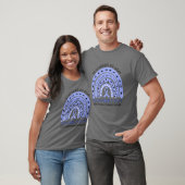 In november Draag we Periwinkle Blue Stomach Aware T-shirt (Unisex)