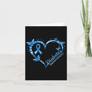 In November dragen we blauw Cure Diabetes Awarenes Kaart
