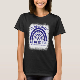 In November dragen we Blauwe Twinkel Regenboog .co T-shirt