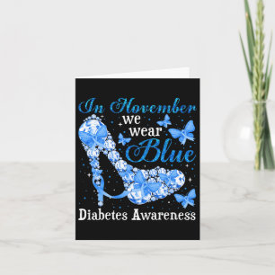 In November dragen we Blauwe Vlinders Diabetes Bew Kaart