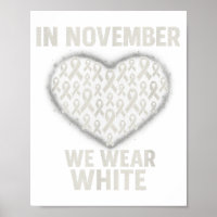 In november dragen we witte longkanker bewustzijn