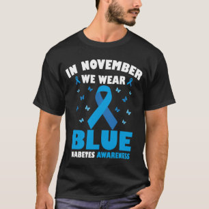 In november hebben we Blue Diabetes Awareness T1D  T-shirt