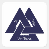 In Odin vertrouwen we Valknut