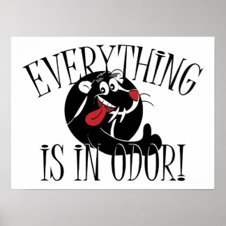 In Odor Skunk Poster