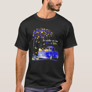In oktober Draag we Blue Yellow Truck Down Syndrom T-shirt