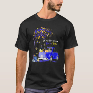 In oktober Draag we Blue Yellow Truck Down Syndrom T-shirt