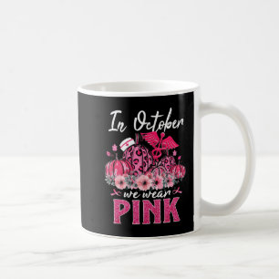 In oktober Draag we de roze zuster Life Pumpkin Le Koffiemok