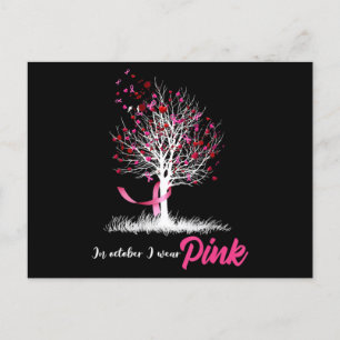 In oktober Draag we het bewustzijn van vrouwen bij Briefkaart