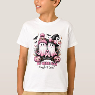 In oktober Draag we het roze borstkankerbewustzijn T-shirt