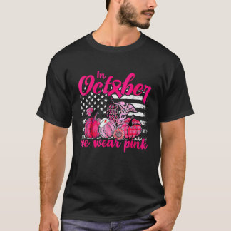 In oktober Draag we het roze pompoen zuster Life B T-shirt