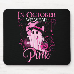  In Oktober Draag We NK Ribbon Ghost Hallowe Muismat