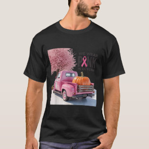 In oktober Draag we NK Truck Borstkanker T-shirt v