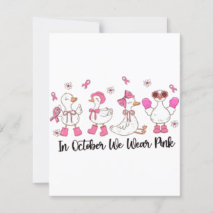 In oktober Draag we Pink Duck Design 🎀🦆💗