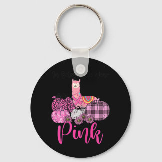 In oktober Draag we roze baard Sleutelhanger