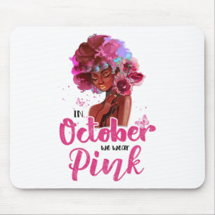 In oktober Draag we roze bal Muismat