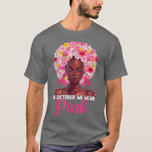 In oktober Draag we roze bal T-shirt