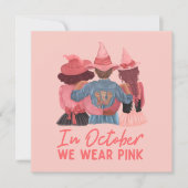 In oktober Draag we roze borstkanker (Voorkant)