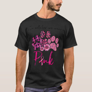 In oktober Draag we roze borstkanker Awa T-shirt