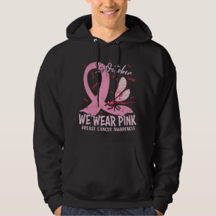 In oktober Draag we roze borstkanker Hoodie