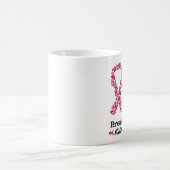 In oktober draag we roze borstkankerbewustzijn koffiemok (Center)