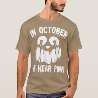 In oktober Draag we roze borstkankerjaster T-shirt