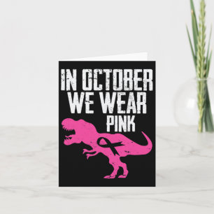 In oktober Draag we roze borstkankerwaarschuwing Kaart