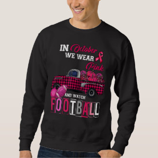 In oktober Draag we roze en horloge Football Trui