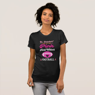 In oktober Draag we roze en kijken we naar het Foo T-shirt