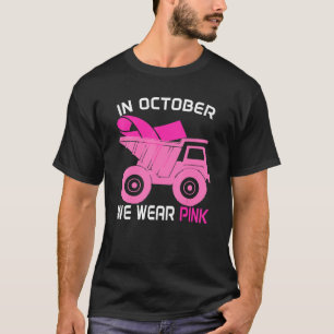 In oktober Draag we roze pompkramp A T-shirt