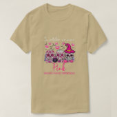 In oktober Draag we roze suikerschedel T-shirt (Design voorkant)