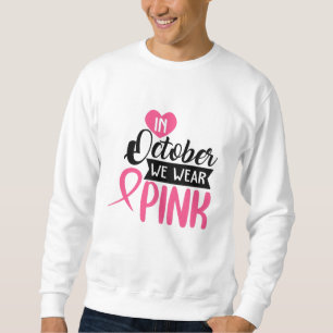 In oktober Draag we roze Trui