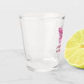 In oktober draag we roze vlinderbloemetjes schatti shot glas (Links)