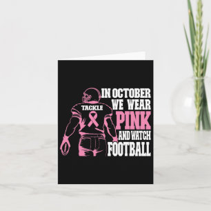 In oktober Draag we Roze Voetbal Borstkanker Bewus Kaart