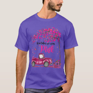 In oktober Draag we roze vrachtwagenkankers Awaren T-shirt