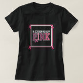 In oktober Draag we roze - we vechten samen T-shirt (Design voorkant)