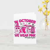 In Oktober dragen we Nk Borstkanker Diatry Leven Kaart (Gele Bloem)