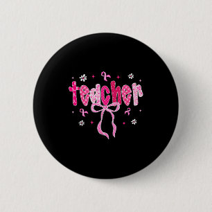 In oktober dragen we Nk-borstkankerbewustzijn-thee Ronde Button 5,7 Cm