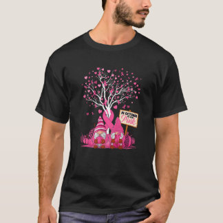 In Oktober dragen we Roze Borstkanker Gnome Koffie T-shirt