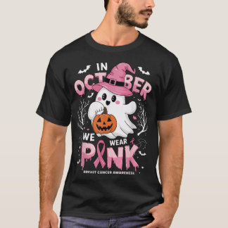 In Oktober dragen we Roze Geest Borstkanker  T-shirt