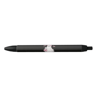 in oktober dragen we roze spook Halloween Zwarte Inkt Pen