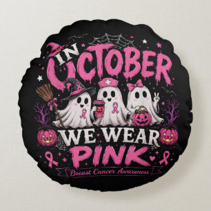 In oktober dragen we roze tegen borstkanker rond kussen