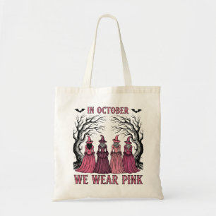 In Oktober dragen we Roze Tote Bag