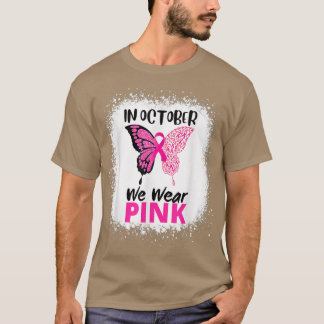 In Oktober dragen we Roze Vlinders Borstkanker  T-shirt