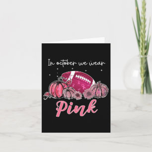 In Oktober dragen we Roze Voetbal Borstkanker Awa Kaart